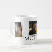 3 Foto Collage Mama Familienmüttertag Kaffeetasse (Vorderseite Links)