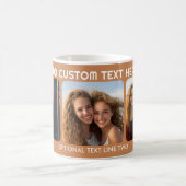 3-Foto-Collage mit 2 Plätzen für Text Kaffeetasse (Mittel)