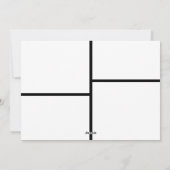 3 Foto Collage Moderne frohe Weihnachten (Rückseite)