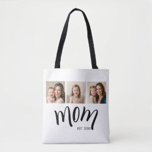 3-Foto-Collage Mom Est Elegantes Praktisches Gesch Tasche