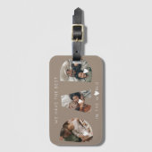 3 Foto Collage Papa Gepäckanhänger (Vorderseite Vertikal)