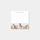 3 Foto Collage Personalisiert Post-it Klebezettel (Vorderseite)