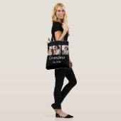 3 Foto-Collage Schwarz Weiß Oma Established Tasche (Am Model)