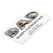 3 Foto Collage Vatertag Vater Foto Cutout Magnet (Linke Seite)