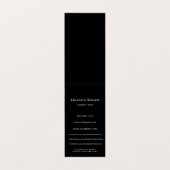 3 Foto Collage Wedding Fotograf Visitenkarten (Innenseite Aufgefaltet)