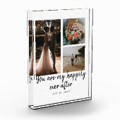 3 Foto Collage Wedding Jahreszitat (Links)