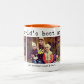 3 Foto Collage World'ld's Best Mama Coffee Tasse (Mittel)