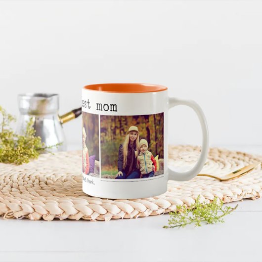 3 Foto Collage World'ld's Best Mama Coffee Tasse