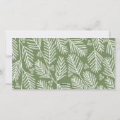 3 Foto - einfach grün heilig - Frohe Weihnachten (Rückseite)