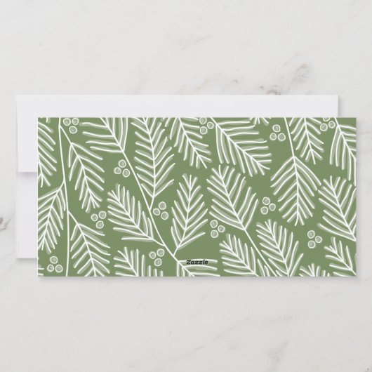 3 Foto - einfach grün heilig - Frohe Weihnachten (Rückseite)