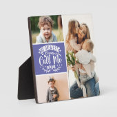 3 Foto Familie sammeln Mutter Sake Mütter Tag Fotoplatte (Vorderseite)