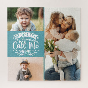 3 Foto Familie sammeln Mutter Sake Mütter Tag j Puzzle
