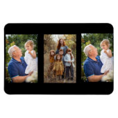 3 Foto Family Collage Brauch Magnet (Horizontal)