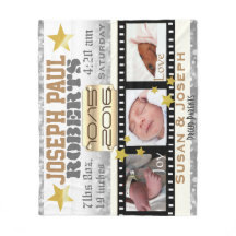 3 Foto Filmstar Filmrolle Silber Bokeh und Gold