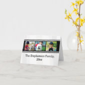 3-Foto-Filmstreifen personalisiertes Foto Karte (Gelbe Blume)