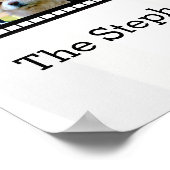3-Foto-Filmstreifen personalisiertes Foto Poster (Ecke)