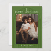 3 Foto Frohe Weihnachten Abstrakte Linien Handgesc (Vorderseite)