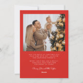 3 Foto Frohe Weihnachten Botanische Weihnachtskart (Rückseite)