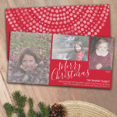 3 Foto - Frohe Weihnachten einfach rot