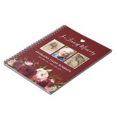 3 Foto-Gedenkstätte | Beileidsbekundung Notizblock (Linke Seite)