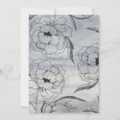 3 Foto Handschrift Unsere Hochzeit Einladung (Rückseite)