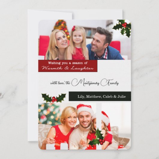 3 Foto Heilig und Berries Weihnachten (Vorderseite)