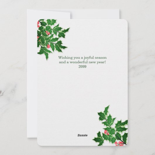 3 Foto Heilig und Berries Weihnachten (Rückseite)