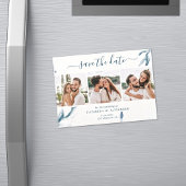 3 Foto Hochzeitsfeier Magneteinladung