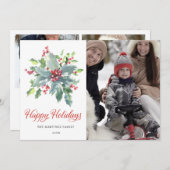 3 FOTO Holly Berry Festivals Weihnachten (Vorne/Hinten)