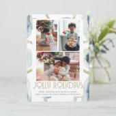3 Foto Jolly Holidays Weihnachten (Stehend Vorderseite)