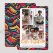 3 Foto Jolly Holidays Weihnachten (Vorne/Hinten)