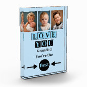 3 Foto Liebe dich Opa blau (Links)