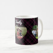 3 Foto Liebe Herzen Büffel kariert Kaffeetasse (VorderseiteRechts)