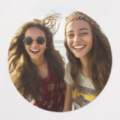 3 Foto - minimales Design ohne Text Etiketten (Design 2)