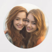 3 Foto - minimales Design ohne Text Etiketten (Design 1)