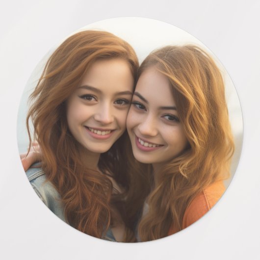 3 Foto - minimales Design ohne Text Etiketten (Design 1)