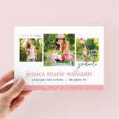 3 Foto Moderne Abschluss Ankündigung