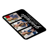 3 Foto Moderne Abschluss Ankündigung BW Magnet (Rechte Seite)