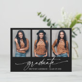 3 Foto Moderne Kalligraphie, Tintenskriptschrift A Ankündigung (Stehend Vorderseite)