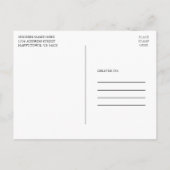 3 Foto Moderne Kalligraphie, Tintenskriptschrift A Postkarte (Rückseite)