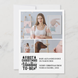 3 Foto Mommy zu Weihnachten Schwangerschaft