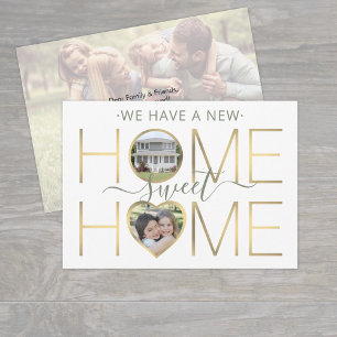 3 Foto Neue Zuhause Sweet Zuhause Änderung der Adr Ankündigung