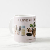 3 Foto Paws Fur Hunde Mama Personalisierte Mug Kaffeetasse (Vorderseite Links)