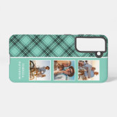 3 Foto Preppy Kariert Modern Girl Individuelle Nam Samsung Galaxy Hülle (Rückseite (Horizontal))