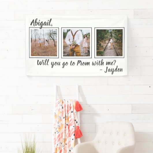 3 Foto Prom oder HOCO Vorschlag Niedlicher Vorschl Banner (Insitu)