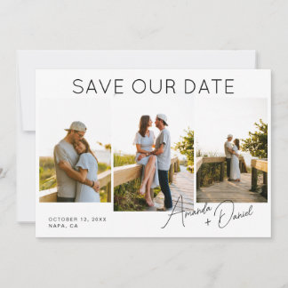 3 Foto QR-Code Hochzeitsszenario Speichern Sie die Einladung