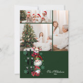 3 Foto Retro Santa & Friends Weihnachten (Vorderseite)