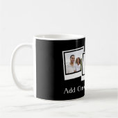 3 Foto Retro Snapshot Frames Benutzerdefinierte Fa Kaffeetasse (Links)