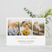 3 FOTO SAVE THE DATE (Stehend Vorderseite)