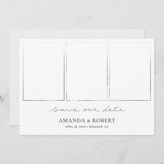 3 FOTO SAVE THE DATE (Vorne/Hinten)